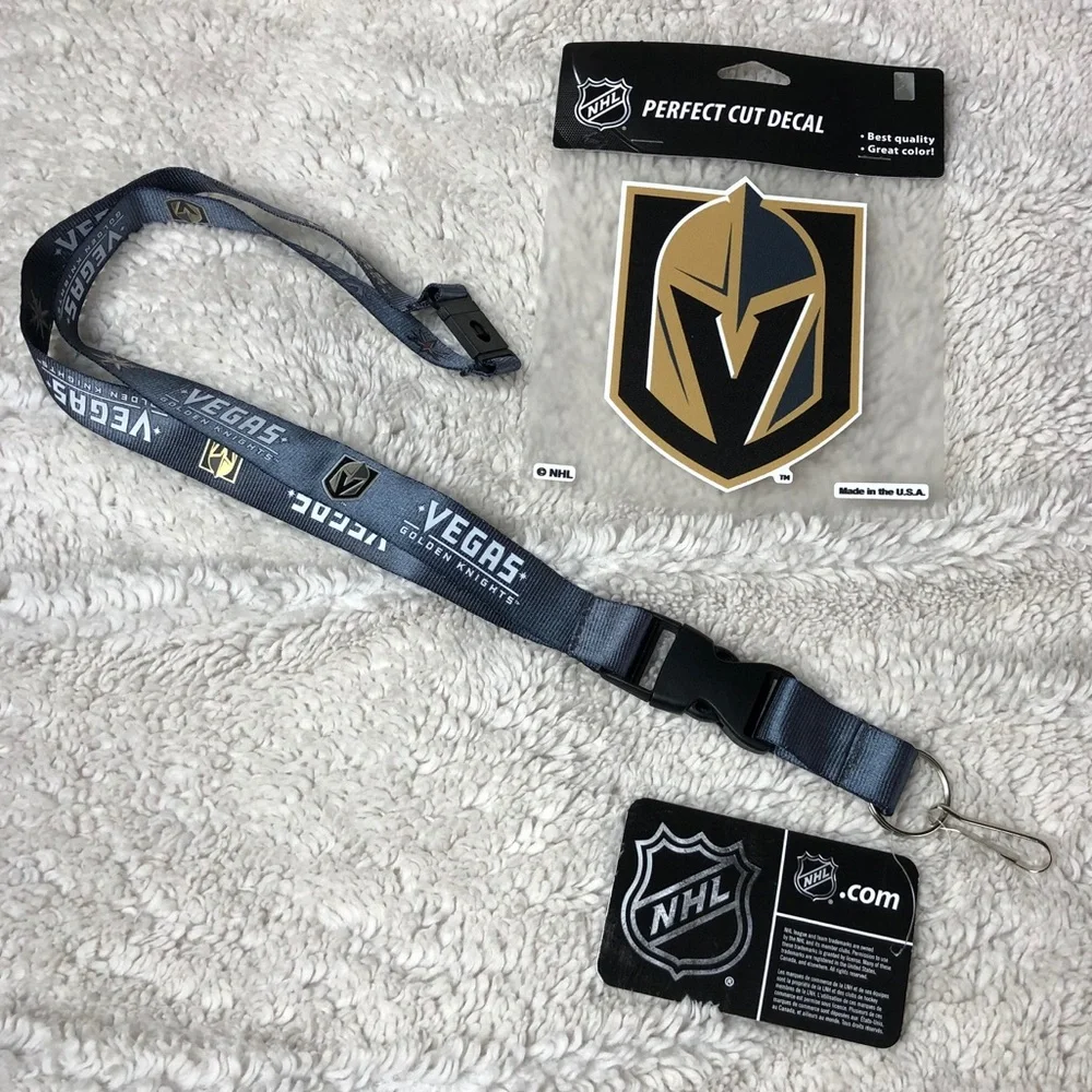 NHL Las Vegas Lanyard and Decal